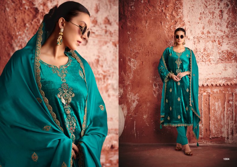 Khwaish By Rangati Plush Velvet Salwar Kameez